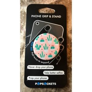 Pink Cactus Popsocket